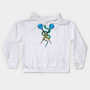 Snake at Darts with Dart Kids Hoodie